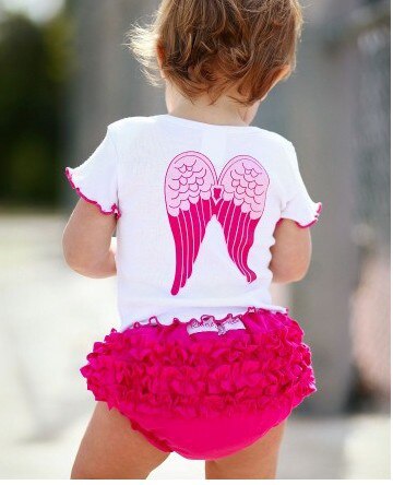 2Pcs Baby Girl Set "Pink Angel" 0-24m