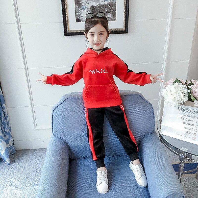 Velvet Tracksuit 3 colors 2-12yrs