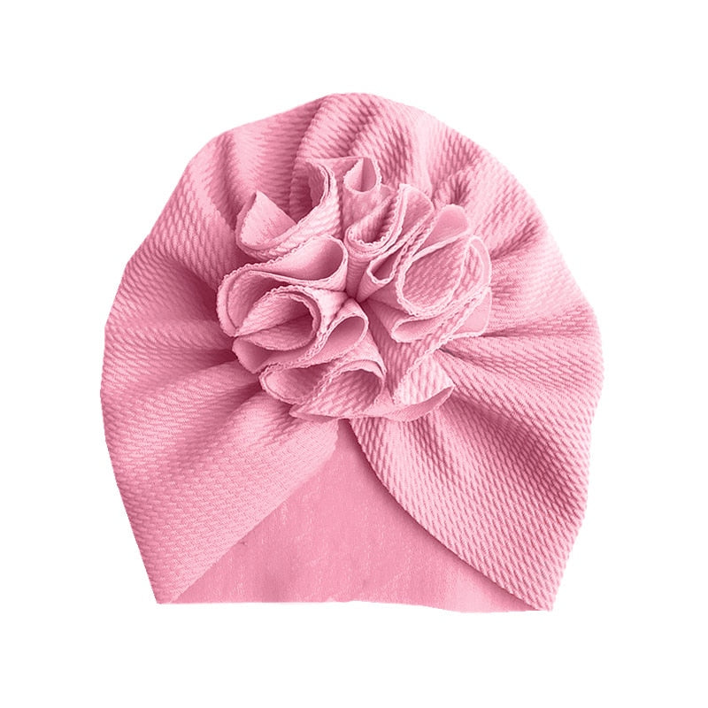 Turban Flower Baby Hat