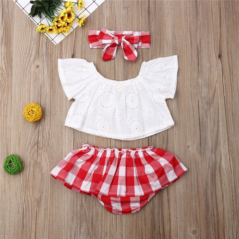 3Pcs Baby Girl Set "Mary Ann" 0-24m