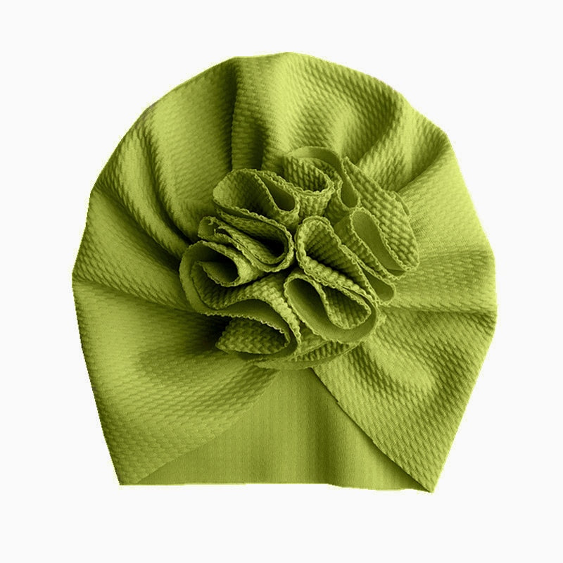Turban Flower Baby Hat