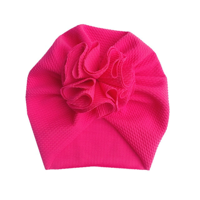 Turban Flower Baby Hat