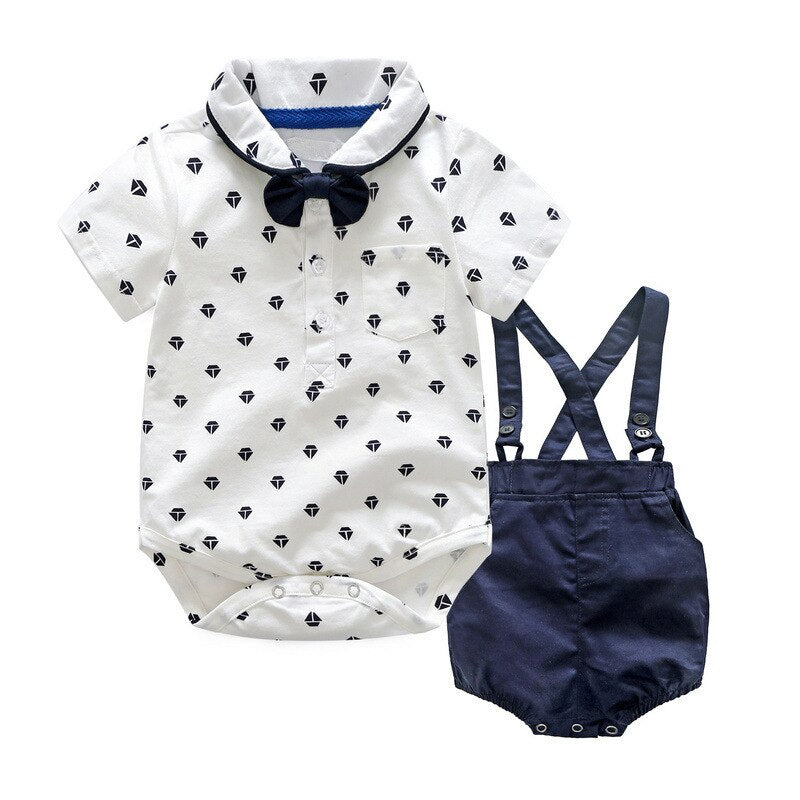 3Pcs Boys Smart Outfit "Mathieu" 0-24m