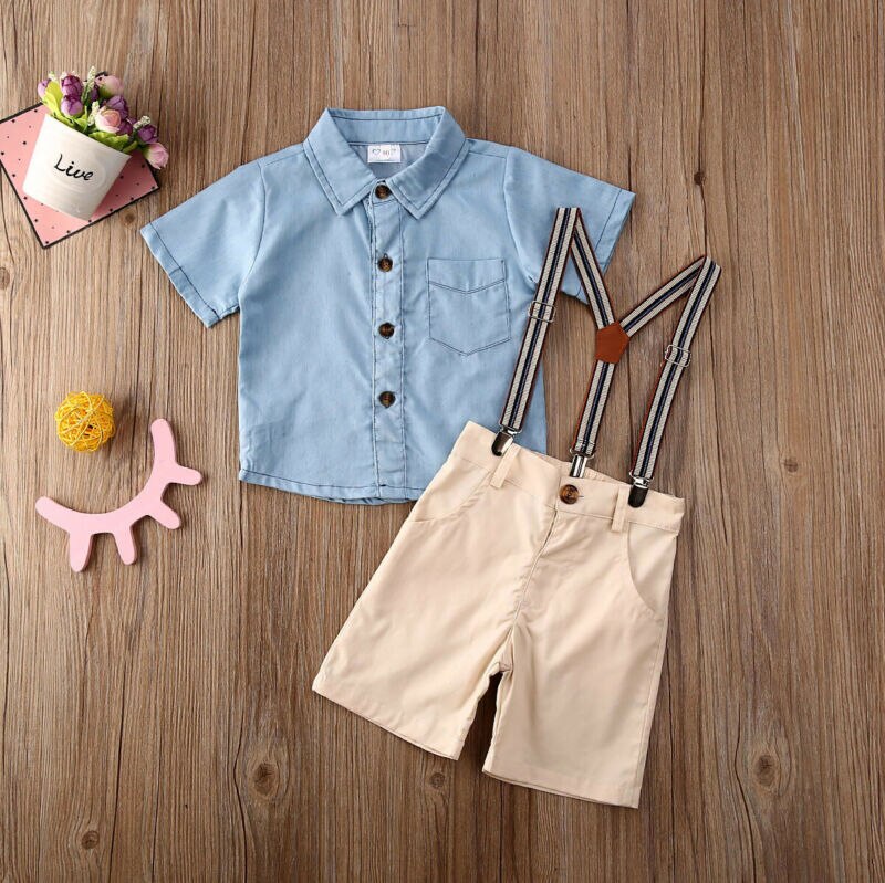 2Pcs Boys Outfit "Oliver" 6m-5yrs