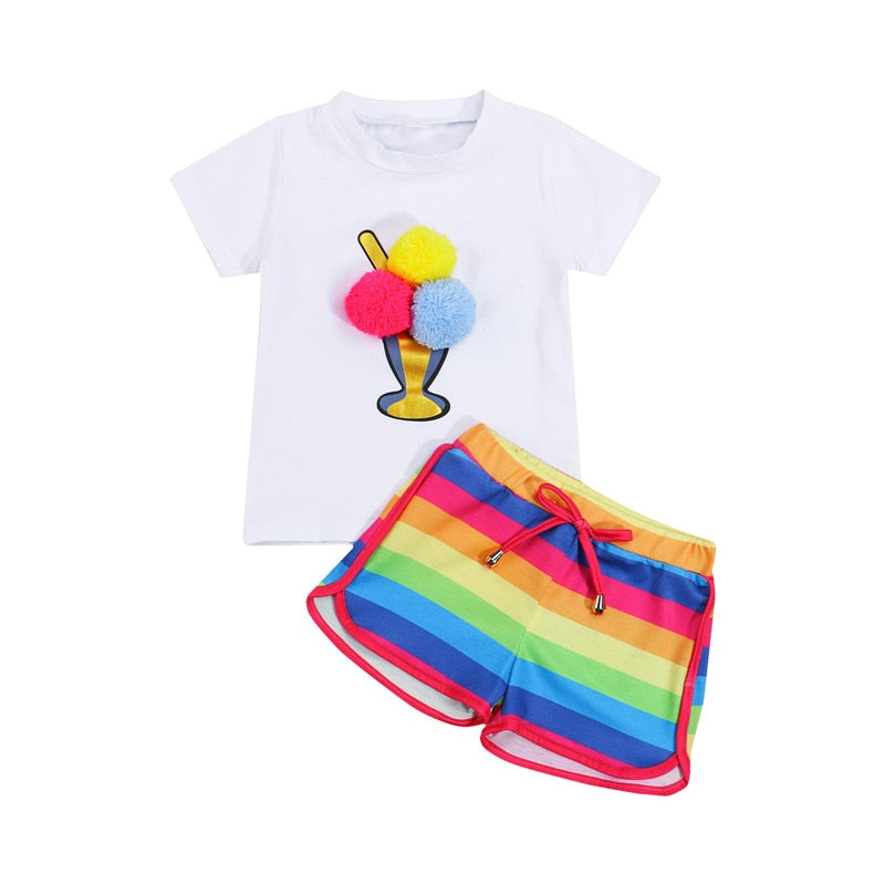 2Pcs 3D Ice-cream Summer Set 12m-6yrs