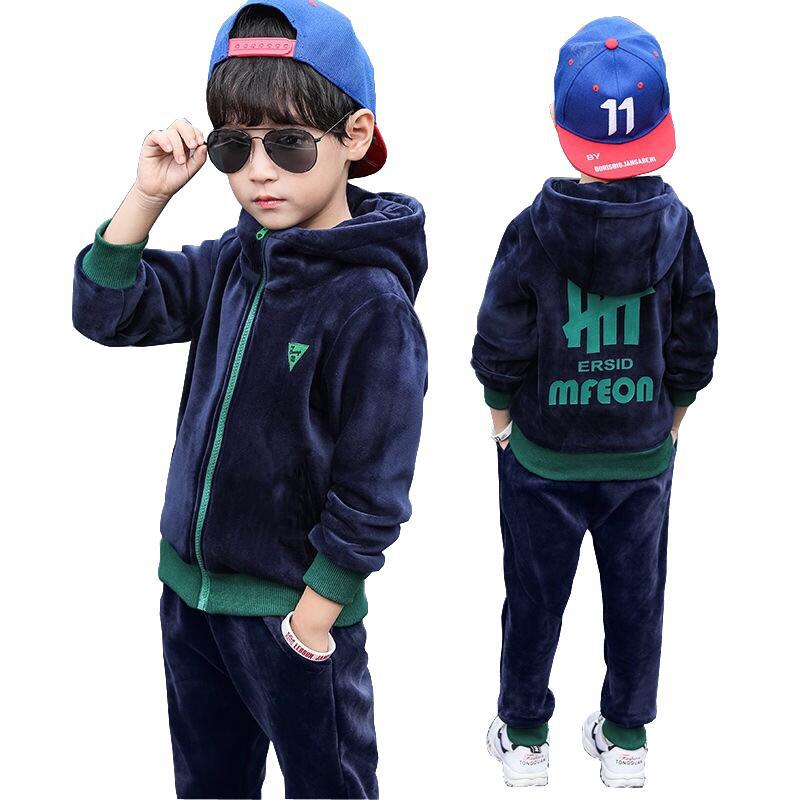 Warm Velvet Tracksuit 2 colors 4-10yrs