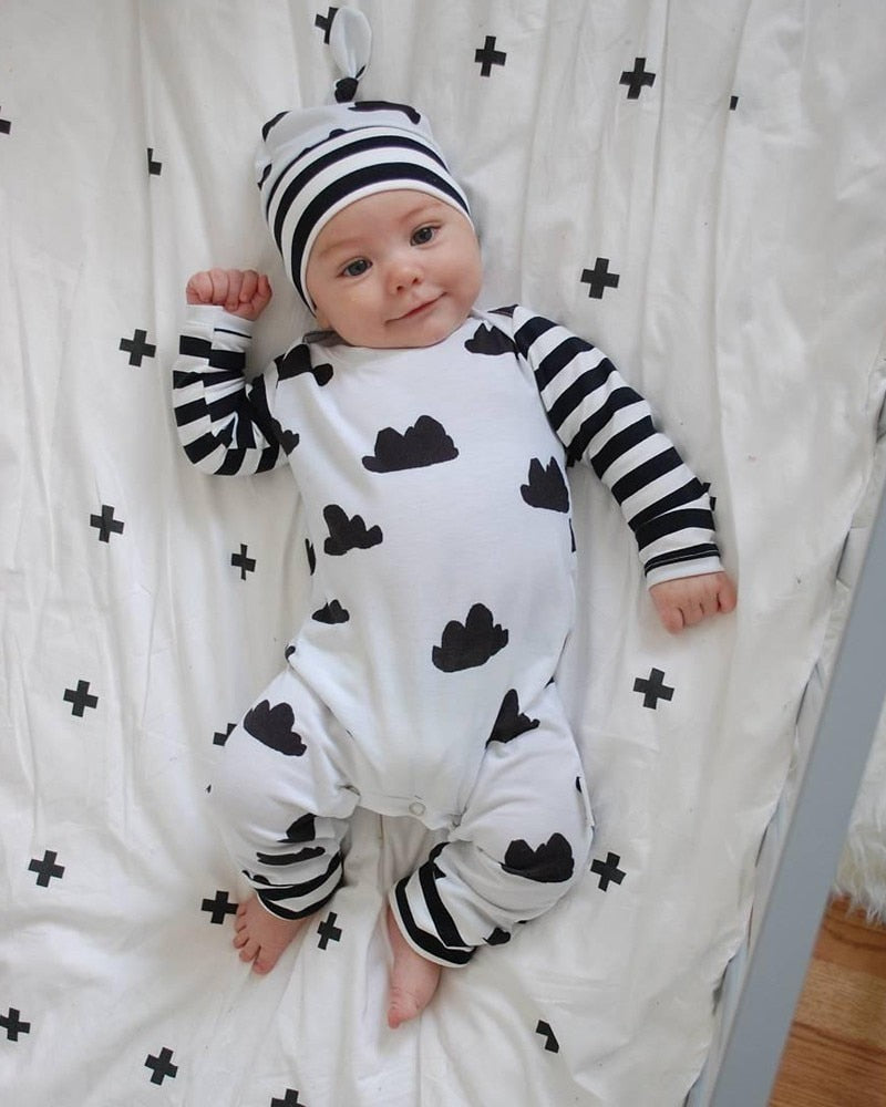 2Pcs Unisex Jumpsuit "Avis" 0-18m