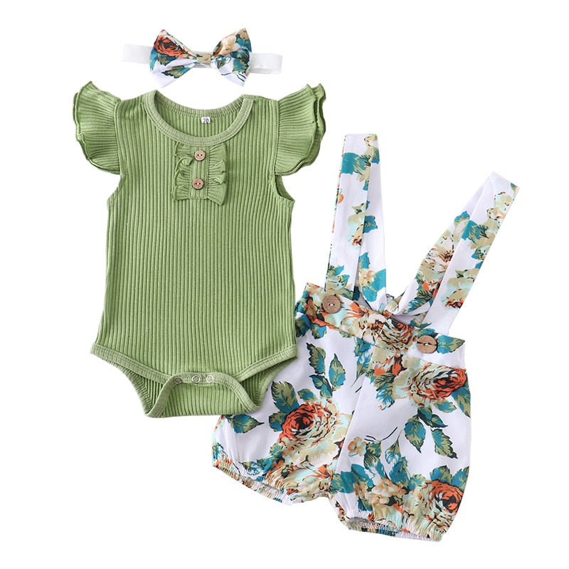 Baby Girl 3pcs fashion set 0-24m