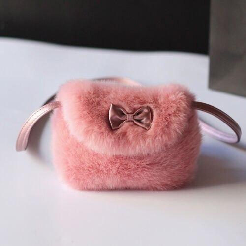Girls Fur Handbag