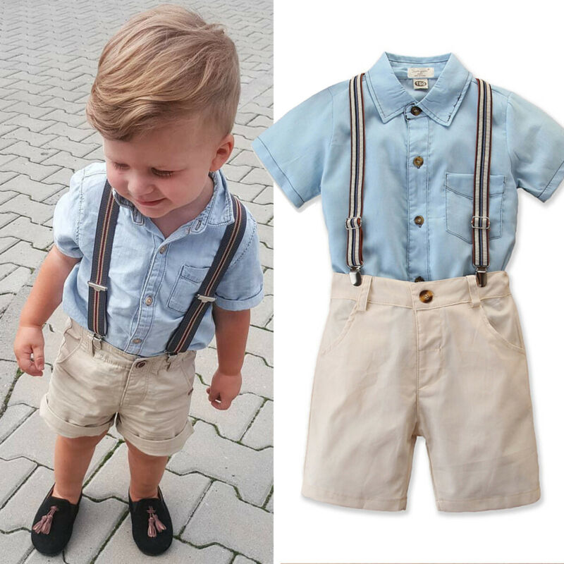 2Pcs Boys Outfit "Oliver" 6m-5yrs