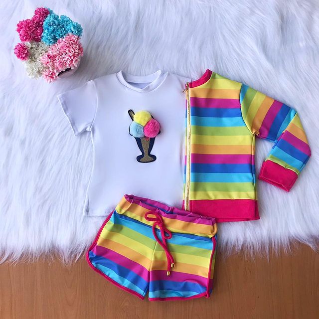 2Pcs 3D Ice-cream Summer Set 12m-6yrs