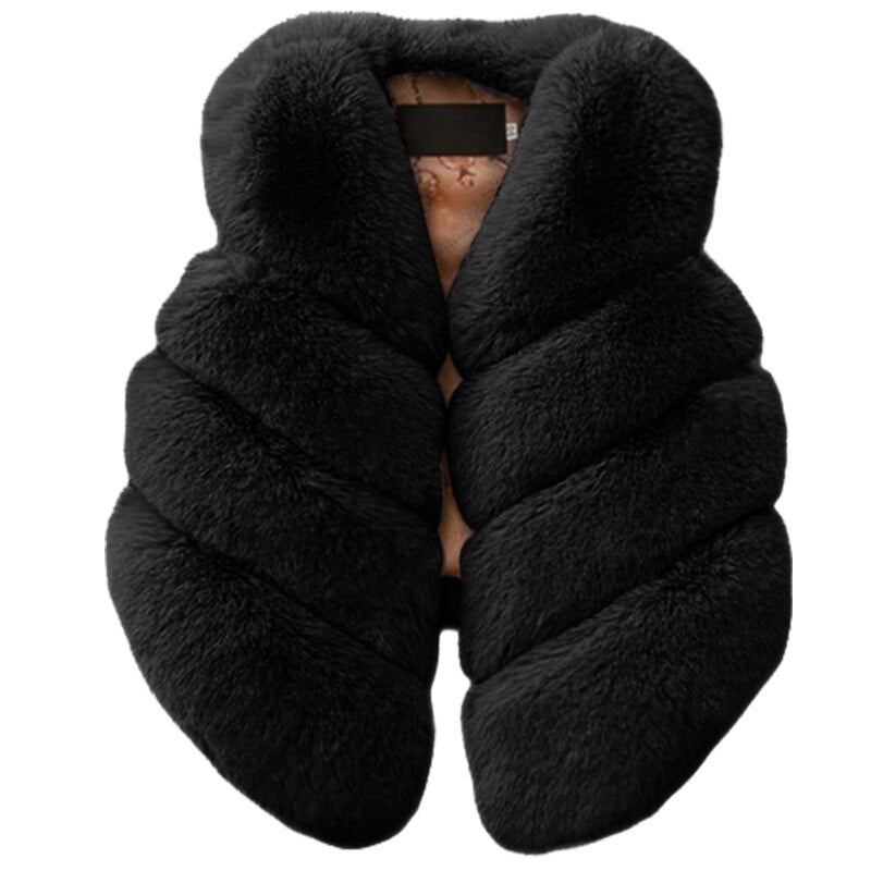 Girls Faux Fur Vest 12m-8yrs