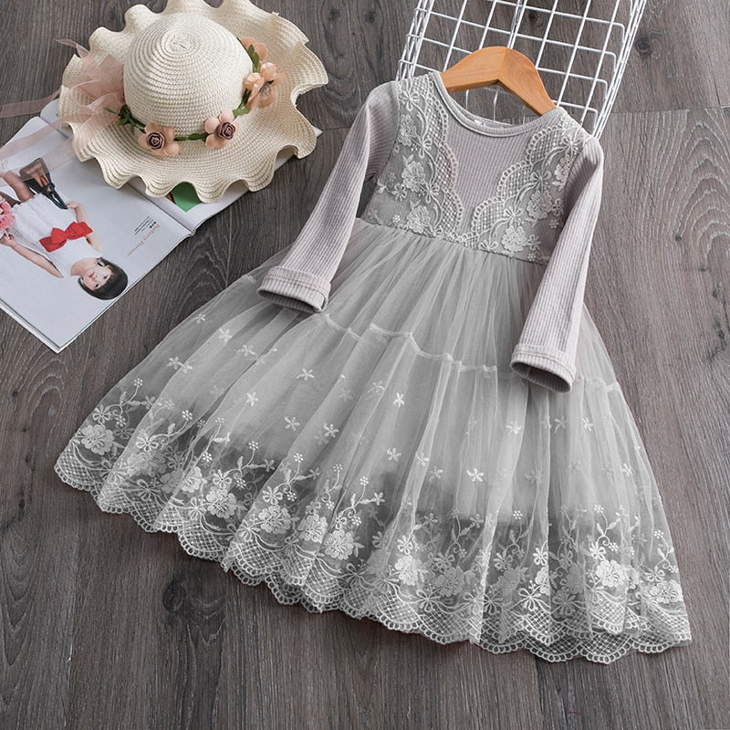 Autumn / Spring Dress 2 colors 3-8yrs