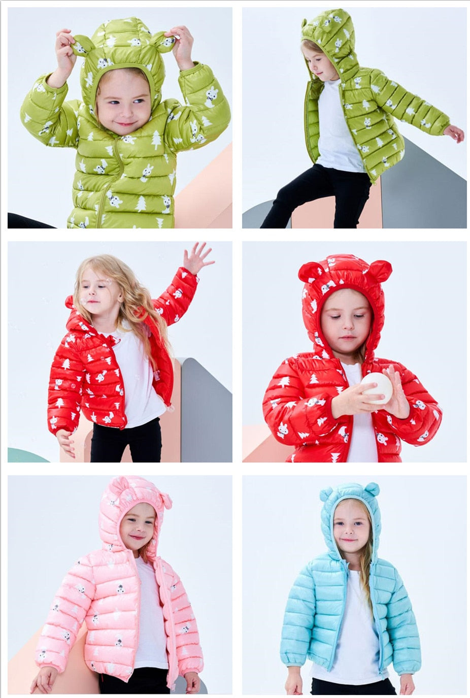 Light Autumn/Winter jackets 18m-5yrs multiple colors
