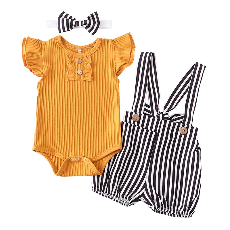 Baby Girl 3pcs fashion set 0-24m