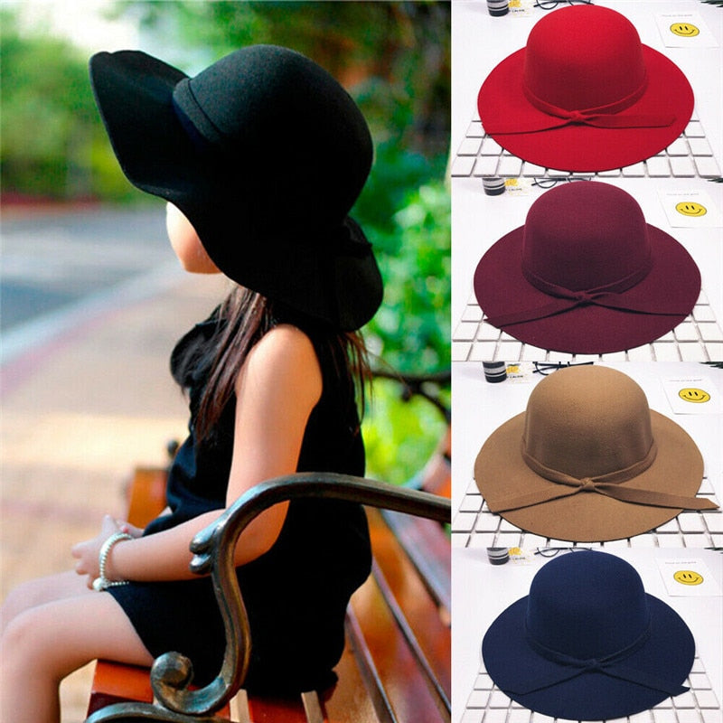 Girls Bow Knot Hat