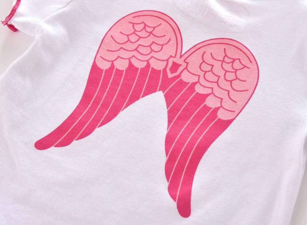 2Pcs Baby Girl Set "Pink Angel" 0-24m