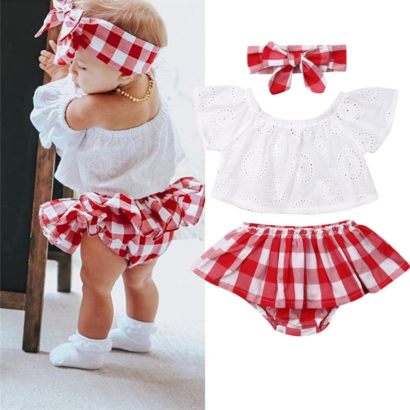 3Pcs Baby Girl Set "Mary Ann" 0-24m