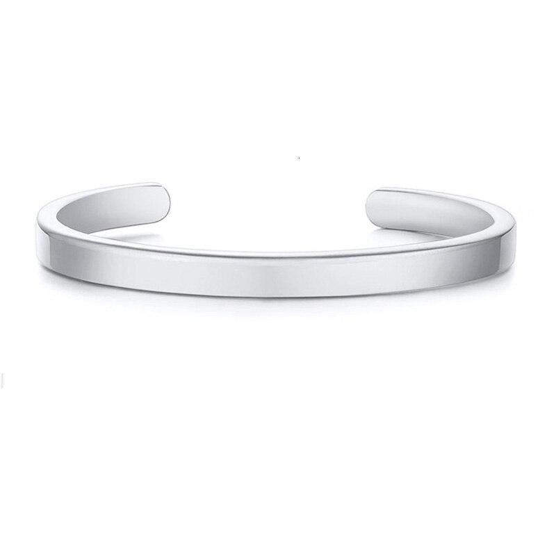 Personalized Custom Name Bracelet Silver, Black or Gold Plated