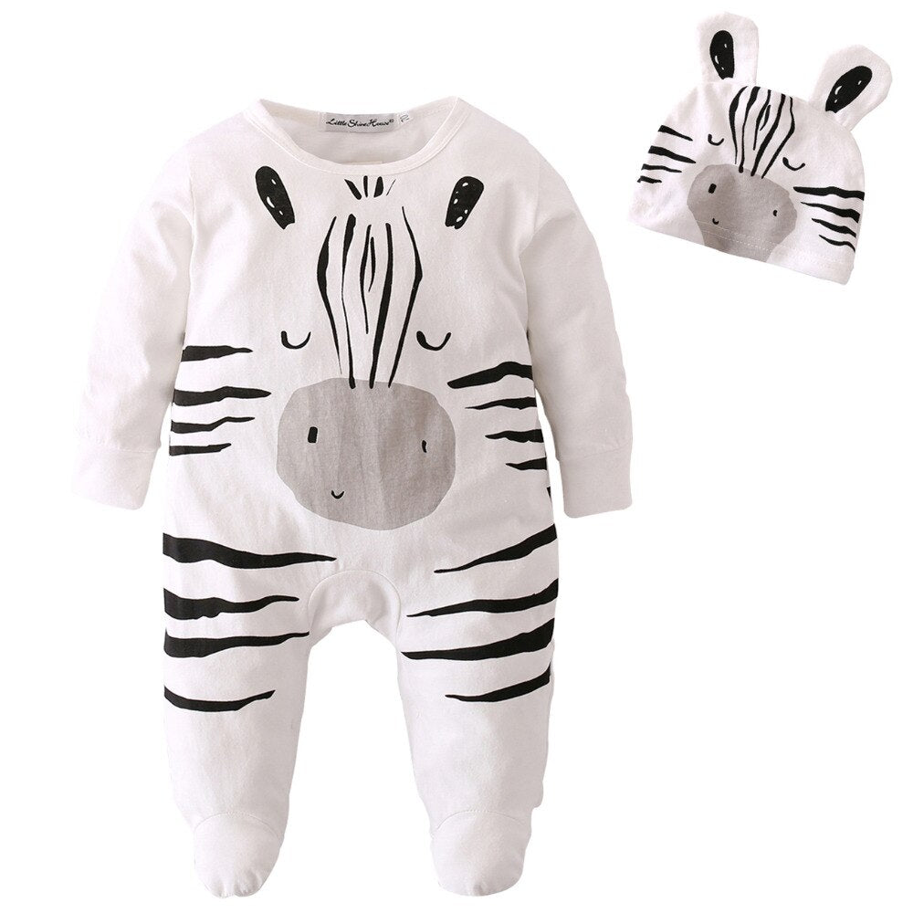 2Pcs Unisex Jumpsuit "Andie" 0-18m