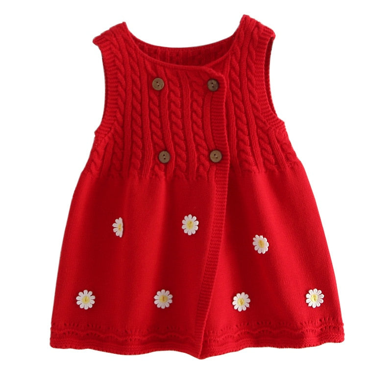 knitted Autumn dress 2-6yrs