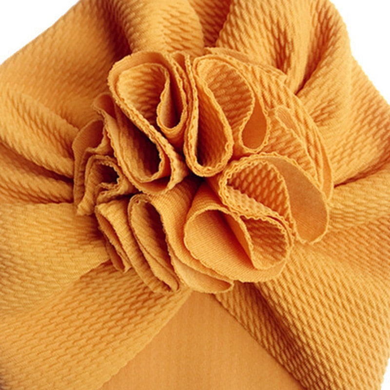 Turban Flower Baby Hat
