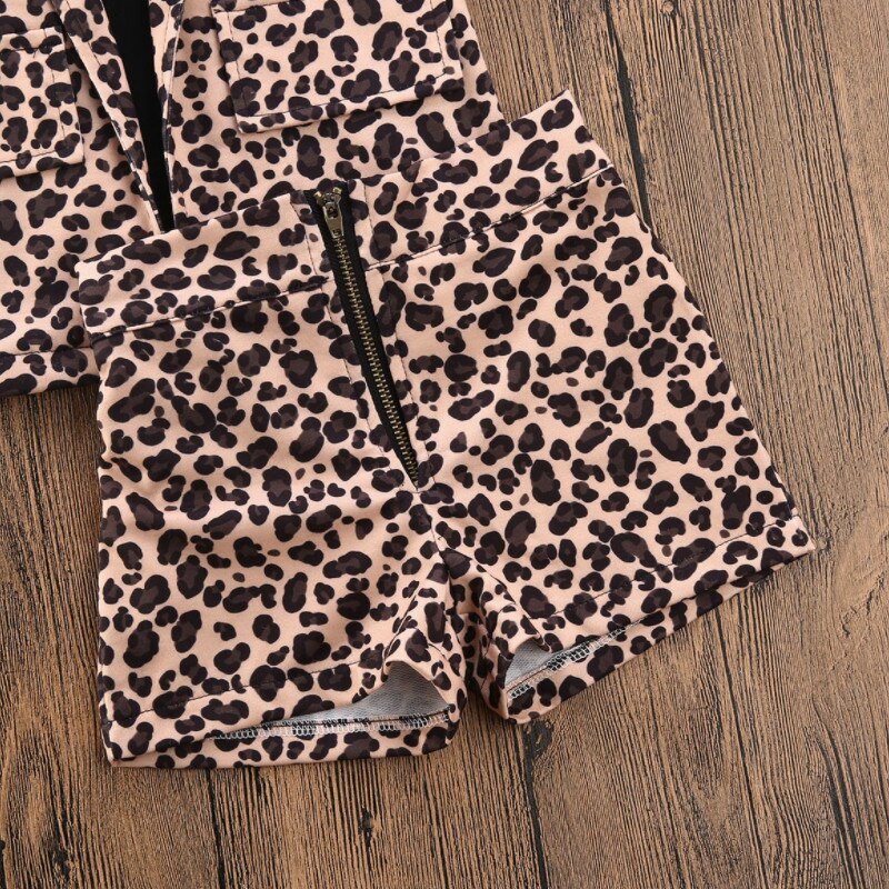 "Emmalee" Sleeveless Leopard 3PCS Set (Age 1-6)