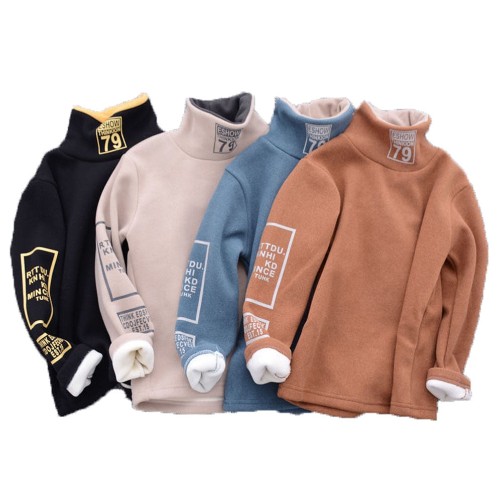Cotton T-Neck Sweater 3-12yrs