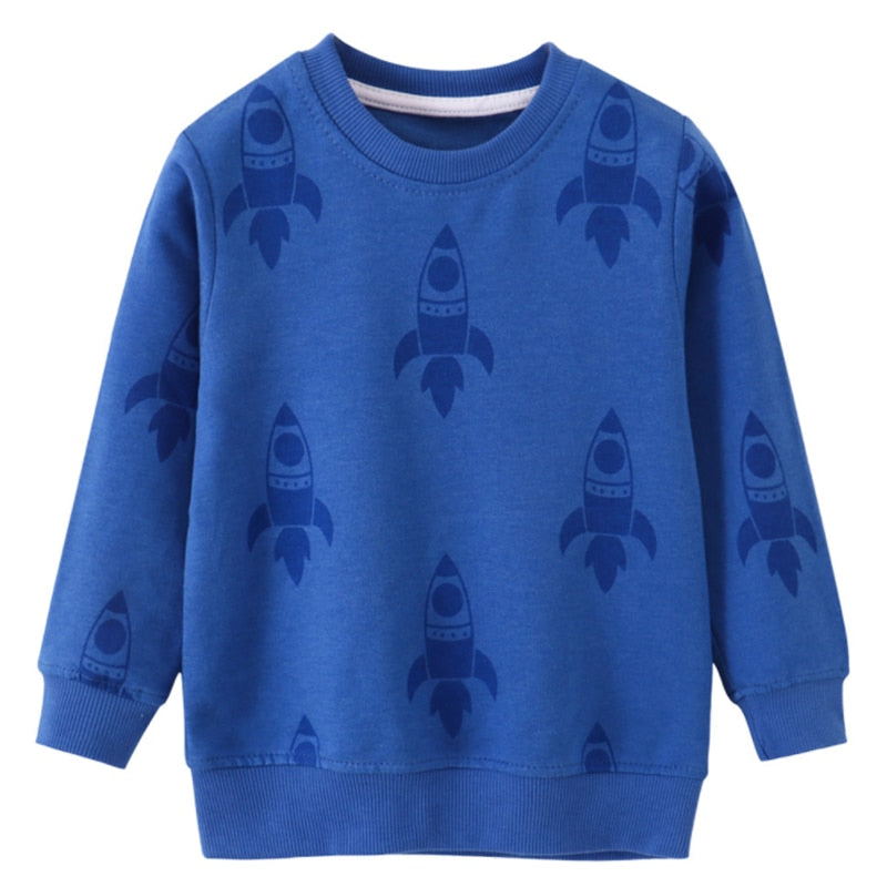 Charming Prints Crewneck Sweatshirt 2T-7T Various Styles