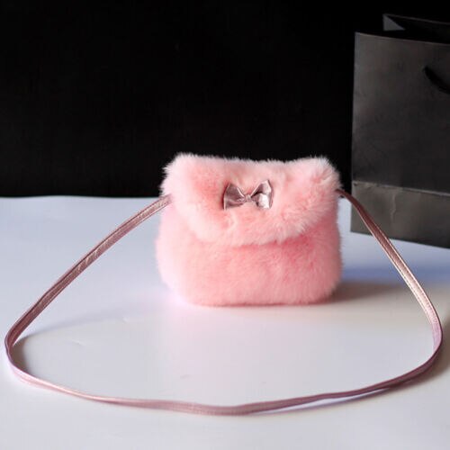 Girls Fur Handbag
