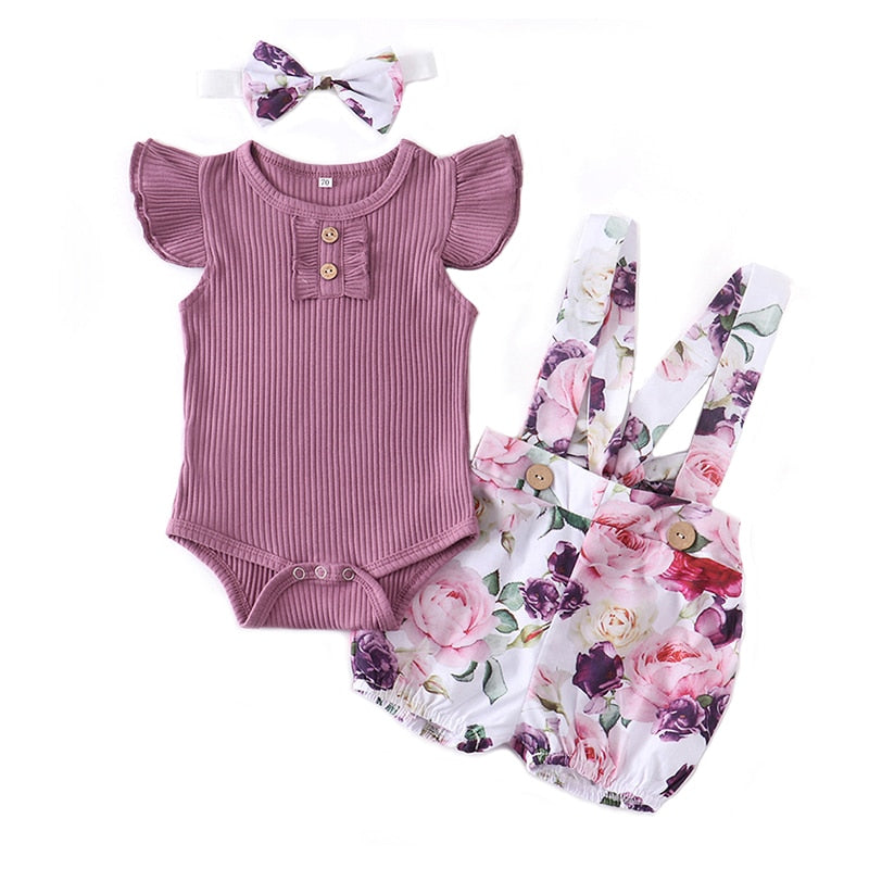 Baby Girl 3pcs fashion set 0-24m