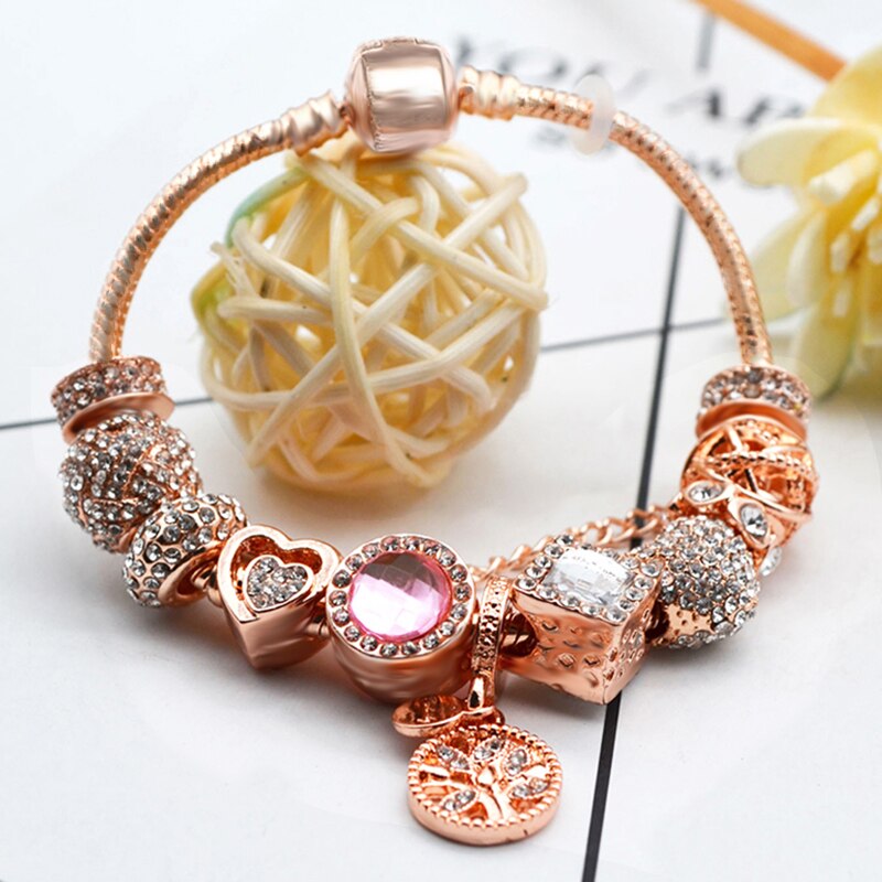 New Cute Little Bella Beads Charm Bracelet For Women & Kids