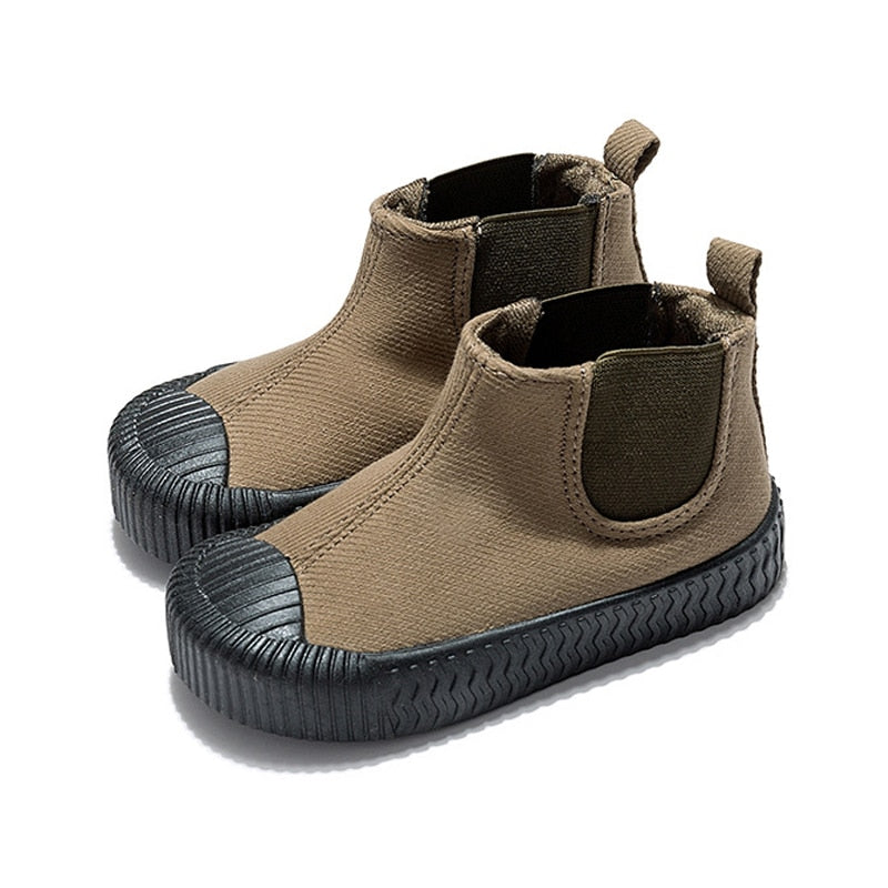 "Trey" High Top Canvas Shoes Size 22-31 (EU)