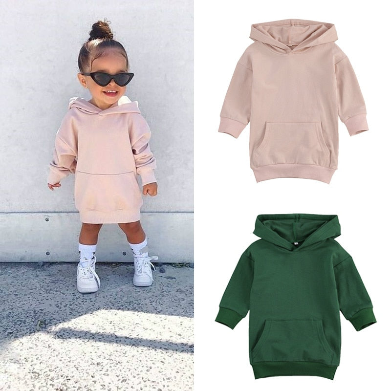 Girls Hoodies Dress "Stella" 1-5yrs