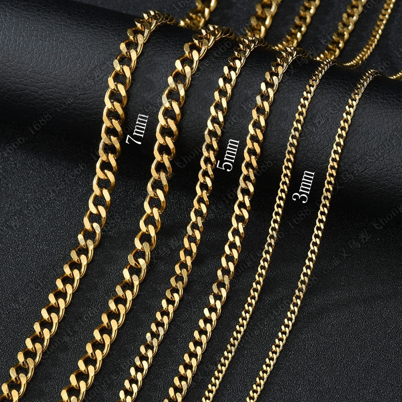 ECO Friendly Material Necklace Silver, Black or Gold plated