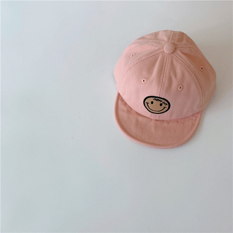 Smiley Face Baseball Hat Various Colors