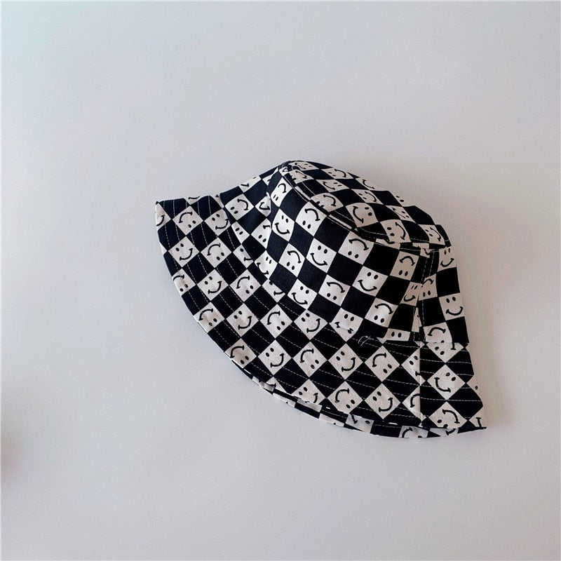 Checkerboard Bucket Hat