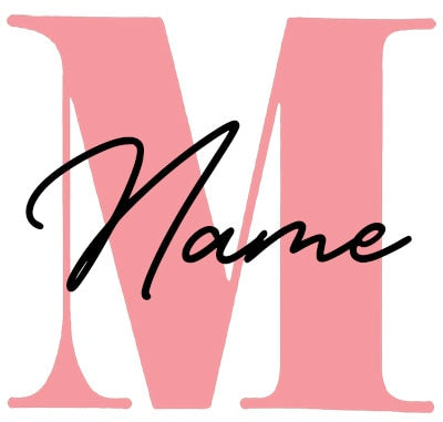 Monogrammed bodysuit with Name (12 mos, 18 mos, 24 mos)