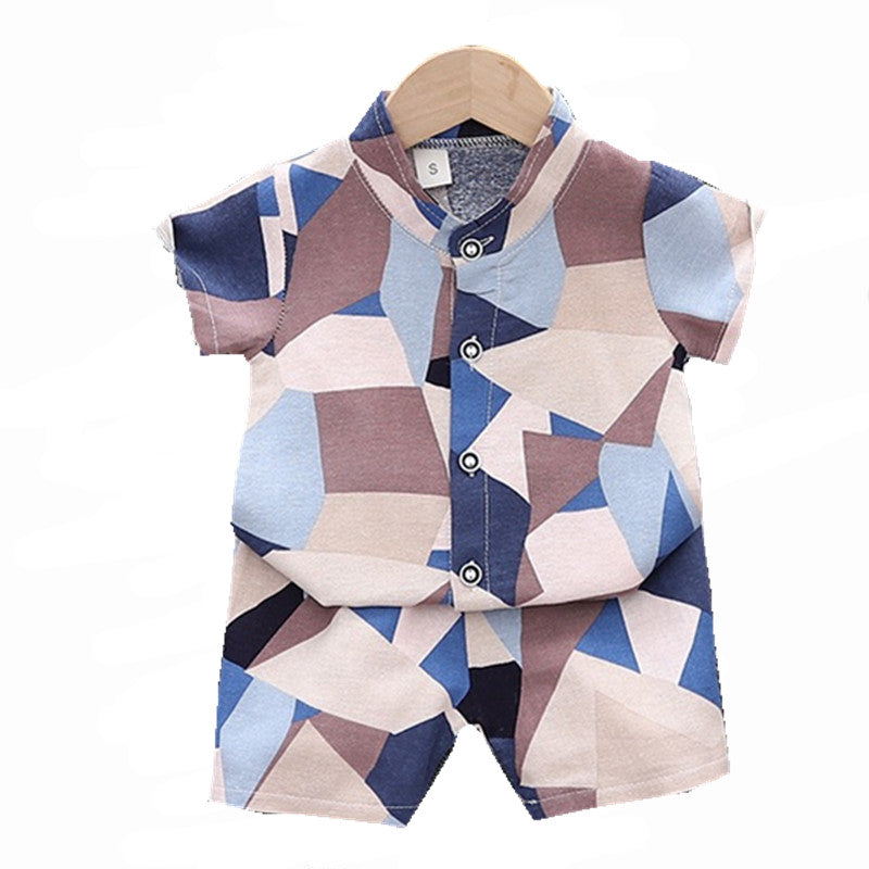 "Gregorio" Geometric Boys 2Pcs/set (9M-4T)