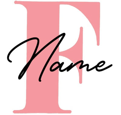 Monogrammed bodysuit with Name (3 mos, 6 mos, 9 mos)