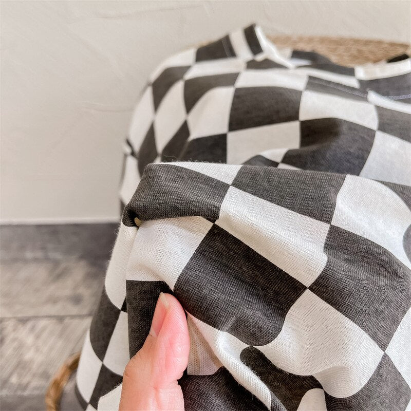 Booker Checkerboard Top (Sizes 6M-7T)
