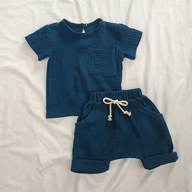 'Mason' Short & Shirt Set (6M-3T)