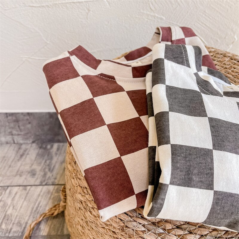 Booker Checkerboard Top (Sizes 6M-7T)