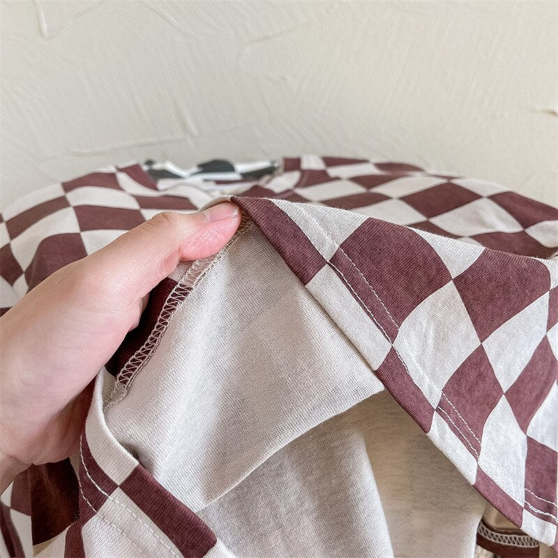 Booker Checkerboard Top (Sizes 6M-7T)