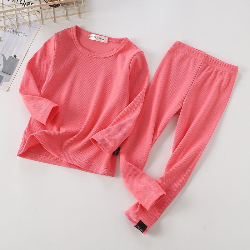 Solid Color Pajama Set (18M-7T) Color Set 3