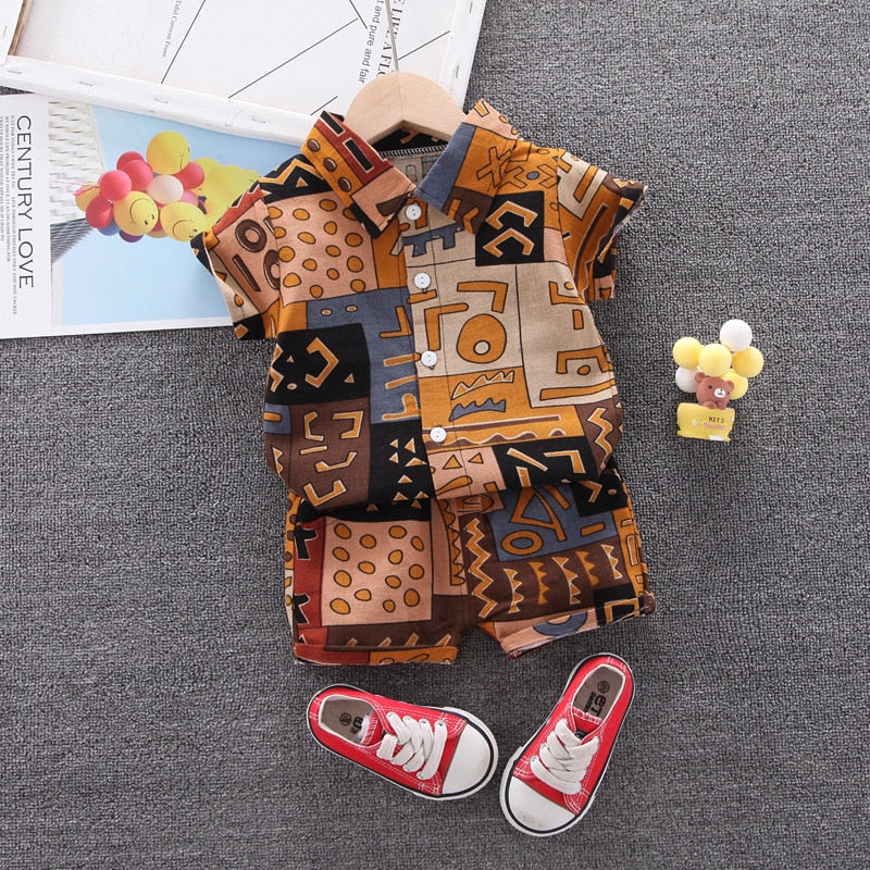African Pride Boys 2Pcs/set (9M-4T)