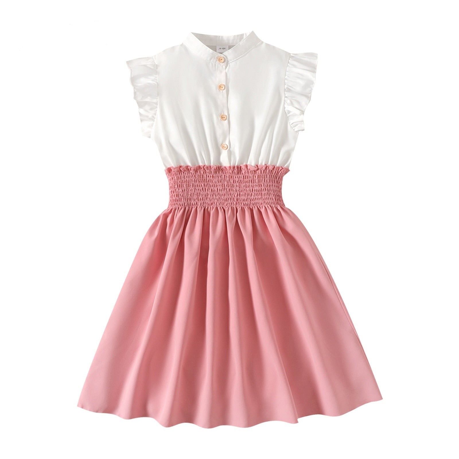 "Andi " Flutter Sleeve Dress (4T-12yrs)