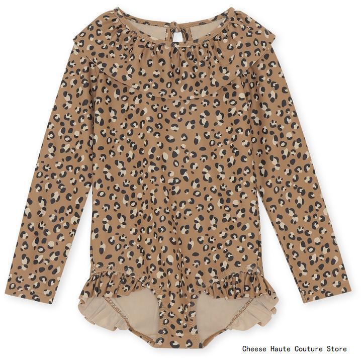 Imani Girls Swimming Suit Collection in Leopard Print (18M-9Y)