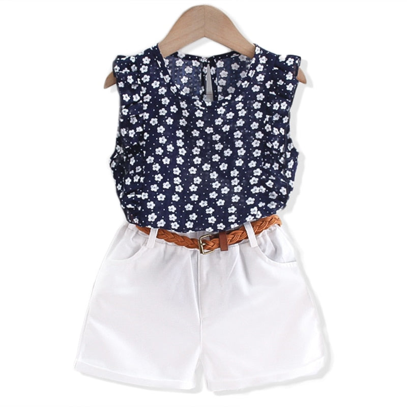Amelia Short & Shirt Set (2-7 Years)