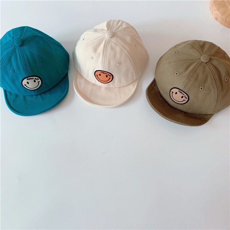 Smiley Face Baseball Hat Various Colors